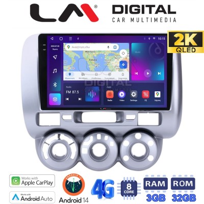LM Digital - LM ZD8730 GPS Οθόνη OEM Multimedia Αυτοκινήτου για HONDA JAZZ 20022009 (CarPlay/AndroidAuto/BT/GPS/WIFI/GPRS)