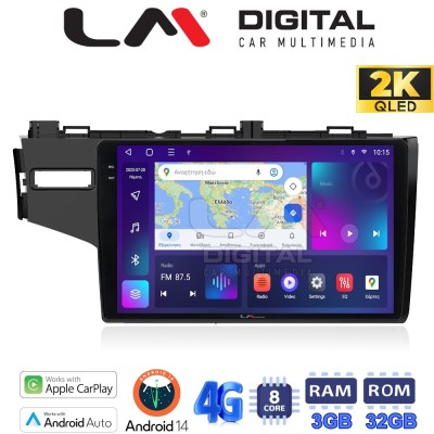 LM Digital - LM ZD8760 GPS Οθόνη OEM Multimedia Αυτοκινήτου για HONDA JAZZ 2013 (CarPlay/AndroidAuto/BT/GPS/WIFI/GPRS)