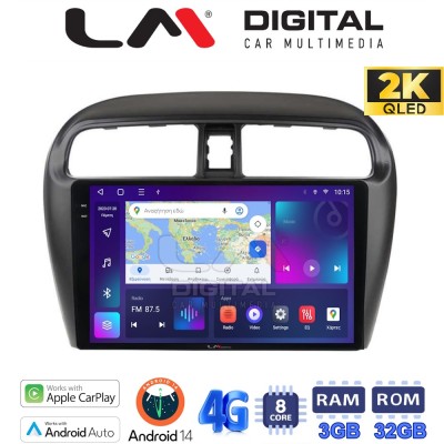 LM Digital - LM ZD8850 GPS Οθόνη OEM Multimedia Αυτοκινήτου για Mitsubishi Spacestar 2013 (CarPlay/AndroidAuto/BT/GPS/WIFI/GPRS)