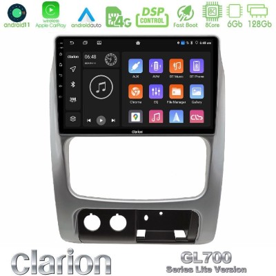 Clarion GL700 Lite Series 8Core Android11 6+128GB Jeep Cherokee (KJ) 2002-2007 Navigation Multimedia Tablet 9" Με Carplay & Andr
