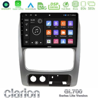 Clarion GL700 Lite Series 8Core Android11 2+32GB Jeep Cherokee (KJ) 2002-2007 Navigation Multimedia Tablet 9" Με Carplay & Andro