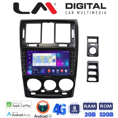 LM Digital - LM ZG8719 GPS Οθόνη OEM Multimedia Αυτοκινήτου για Hyundai Getz 2002 2013 (CarPlay/AndroidAuto/BT/GPS/WIFI/GPRS)