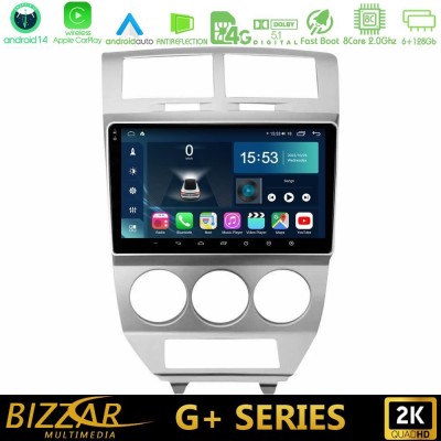 Bizzar G+ Series Dodge Caliber 2006-2011 8core Android14 6+128GB Navigation Multimedia Tablet 10"