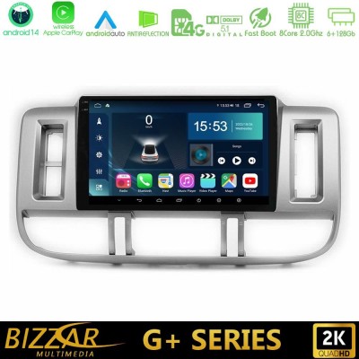 Bizzar G+ Series Nissan X-Trail (T30) 2000-2003 8core Android14 6+128GB Navigation Multimedia 9"
