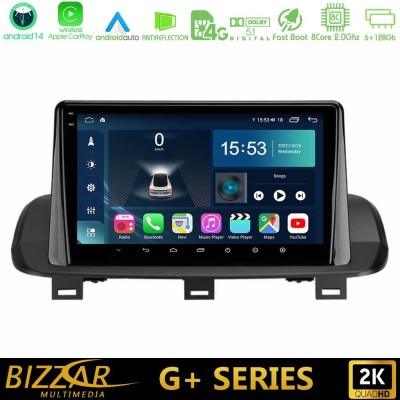 Bizzar G+ Series Nissan Qashqai J12 & X-Trail T33 8core Android14 6+128GB Navigation Multimedia Tablet 10"