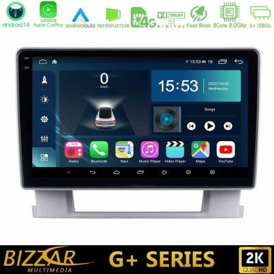 Bizzar G+ Series Opel Astra J 2010-2014 8core Android14 6+128GB Navigation Multimedia Tablet 9"