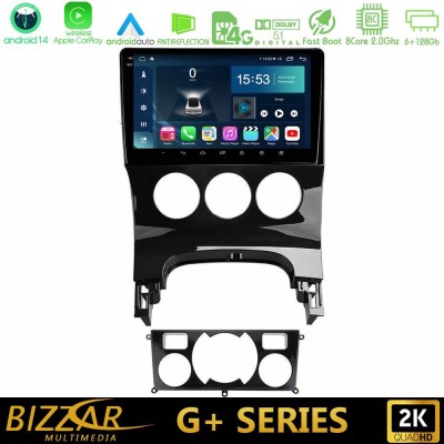 Bizzar G+ Series Peugeot 3008 AUTO A/C 8core Android14 6+128GB Navigation Multimedia Tablet 9"