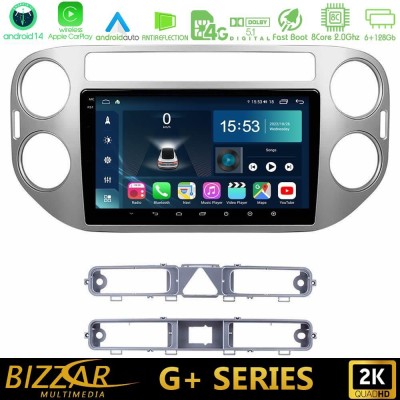 Bizzar G+ Series VW Tiguan 8core Android14 6+128GB Navigation Multimedia Tablet 9"
