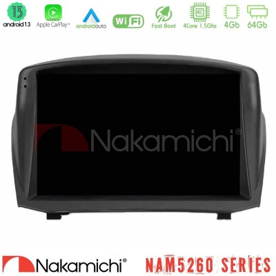 Nakamichi NAM5260 Series 4Core Android13 4+64GB Ford Fiesta 2008-2016 Navigation Multimedia Tablet 9" (Oem Style) Με Carplay & A