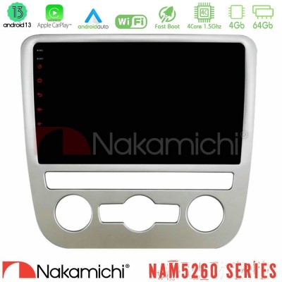 Nakamichi NAM5260 Series 4Core Android13 4+64GB VW Scirocco 2008 – 2014 Navigation Multimedia Tablet 9" Με Carplay & Android Aut