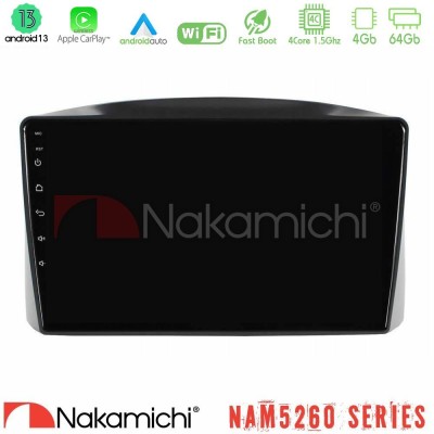 Nakamichi NAM5260 Series Jeep Grand Cherokee 2005-2007 4Core Android13 4+64GB Navigation Multimedia Tablet 10" Με Carplay & Andr
