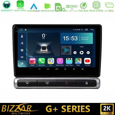 Bizzar G+ Series Citroen C3 2016- 8core Android14 6+128GB Navigation Multimedia Tablet 9"