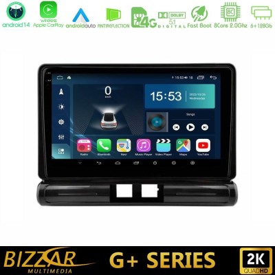 Bizzar G+ Series Citroen C3 2016- 8core Android14 6+128GB Navigation Multimedia Tablet 9"