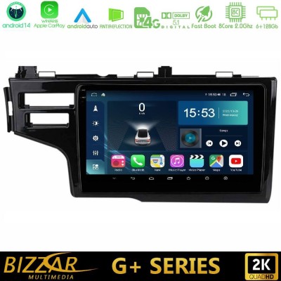 Bizzar G+ Series Honda Jazz 2013-2020 8core Android14 6+128GB Navigation Multimedia Tablet 9"