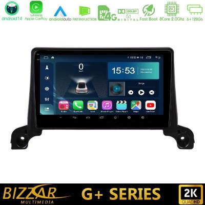 Bizzar G+ Series Peugeot 3008/5008 2017-2023 8core Android14 6+128GB Navigation Multimedia Tablet 9"