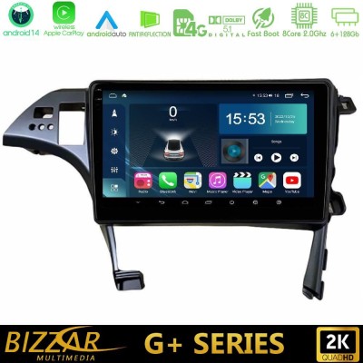 Bizzar G+ Series Toyota Prius 2010-2015 8core Android14 6+128GB Navigation Multimedia Tablet 9"