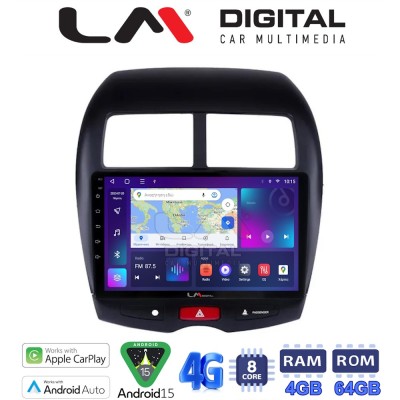 LM Digital - LM ZC8026 GPS Οθόνη OEM Multimedia Αυτοκινήτου για MITSUBISHI ASX 2008 (CarPlay/AndroidAuto/BT/GPS/WIFI/GPRS)