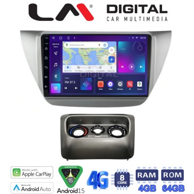 LM Digital - LM ZC8036 GPS Οθόνη OEM Multimedia Αυτοκινήτου για MITSUBISHI Lancer 20002007 (CarPlay/AndroidAuto/BT/GPS/WIFI/GPRS