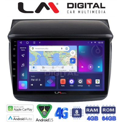 LM Digital - LM ZC8094 GPS Οθόνη OEM Multimedia Αυτοκινήτου για MITSUBISHI L200 2006 2014 (CarPlay/AndroidAuto/BT/GPS/WIFI/GPRS