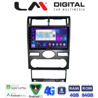 LM Digital - LM ZC8104 GPS Οθόνη OEM Multimedia Αυτοκινήτου για Ford Mondeo 2003 2006 (CarPlay/AndroidAuto/BT/GPS/WIFI/GPRS)