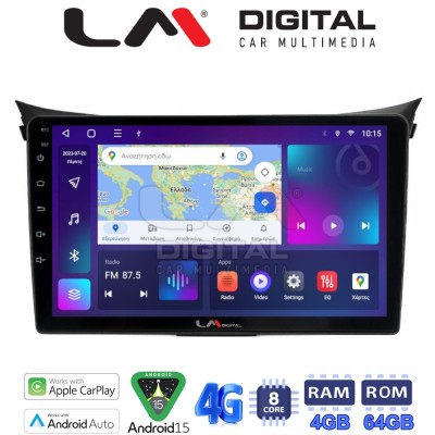 LM Digital - LM ZC8156 GPS Οθόνη OEM Multimedia Αυτοκινήτου για Hyundai i30 2012 2017 (CarPlay/AndroidAuto/BT/GPS/WIFI/GPRS)