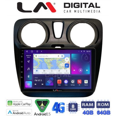 LM Digital - LM ZC8657 GPS Οθόνη OEM Multimedia Αυτοκινήτου για Dacia Dokker 2012 (CarPlay/AndroidAuto/BT/GPS/WIFI/GPRS)