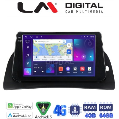 LM Digital - LM ZC8707 GPS Οθόνη OEM Multimedia Αυτοκινήτου για Renault Kangoo 2011 2021 (CarPlay/AndroidAuto/BT/GPS/WIFI/GPRS)