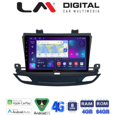 LM Digital - LM ZC8339 GPS Οθόνη OEM Multimedia Αυτοκινήτου για Opel Insignia 2018 (CarPlay/AndroidAuto/BT/GPS/WIFI/GPRS)
