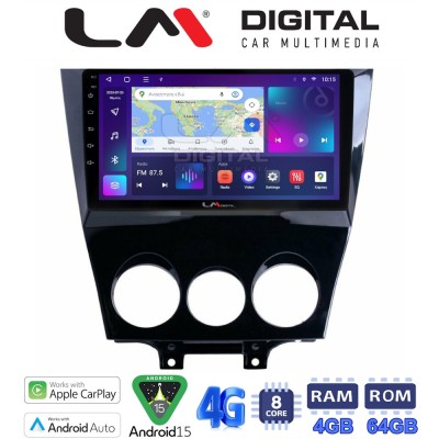 LM Digital - LM ZC8301 GPS Οθόνη OEM Multimedia Αυτοκινήτου για Mazda RX8 20012008 (CarPlay/AndroidAuto/BT/GPS/WIFI/GPRS)