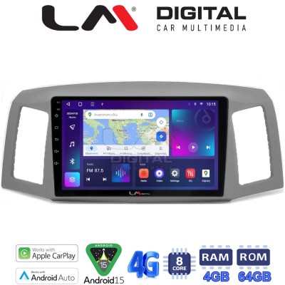 LM Digital - LM ZC8307 GPS Οθόνη OEM Multimedia Αυτοκινήτου για Jeep Grand Cherokee 2004 2011 (CarPlay/AndroidAuto/BT/GPS/WIFI/