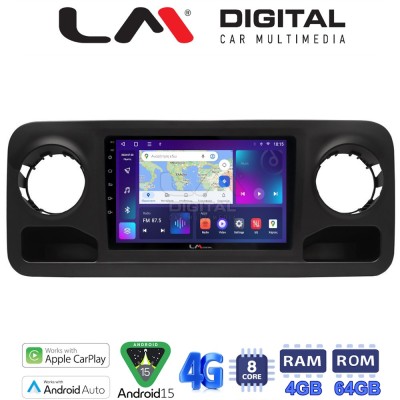 LM Digital - LM ZC8670 GPS Οθόνη OEM Multimedia Αυτοκινήτου για Mercedes Sprinter 2019 (CarPlay/AndroidAuto/BT/GPS/WIFI/GPRS)