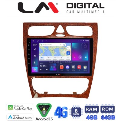 LM Digital - LM ZC8171W GPS Οθόνη OEM Multimedia Αυτοκινήτου για Mercedes C Class 1999 2004 (Προ Facelift) (CarPlay/AndroidAuto
