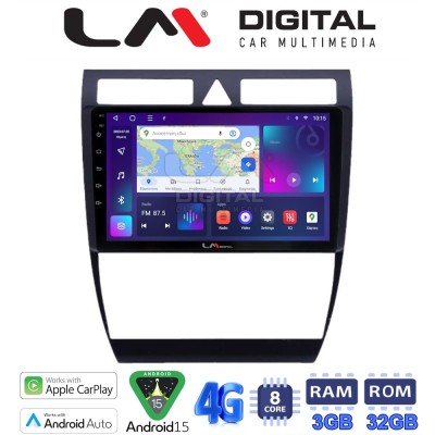 LM Digital - LM ZE8102 GPS Οθόνη OEM Multimedia Αυτοκινήτου για Audi A6 1998 2004 (CarPlay/AndroidAuto/BT/GPS/WIFI/GPRS)