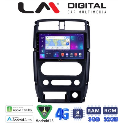 LM Digital - LM ZE8186 GPS Οθόνη OEM Multimedia Αυτοκινήτου για SUZUKI JIMNY 2007 2018 (CarPlay/AndroidAuto/BT/GPS/WIFI/GPRS)