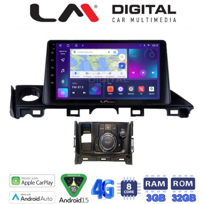 LM Digital - LM ZE8214 GPS Οθόνη OEM Multimedia Αυτοκινήτου για Mazda 6 2017 2020 (CarPlay/AndroidAuto/BT/GPS/WIFI/GPRS)