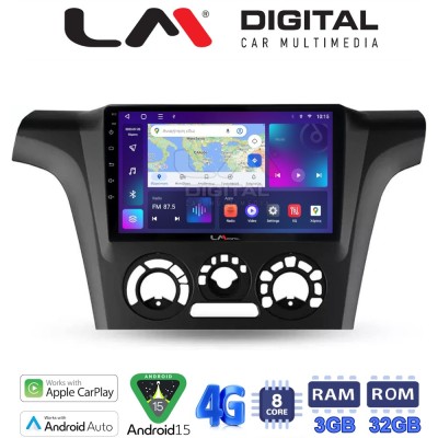 LM Digital - LM ZE8302 GPS Οθόνη OEM Multimedia Αυτοκινήτου για MITSUBISHI OUTLANDER 2001 2006 (CarPlay/AndroidAuto/BT/GPS/WIFI
