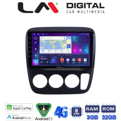 LM Digital - LM ZE8376A GPS Οθόνη OEM Multimedia Αυτοκινήτου για HONDA CRV 1996-2006 (CarPlay/AndroidAuto/BT/GPS/WIFI/GPRS)