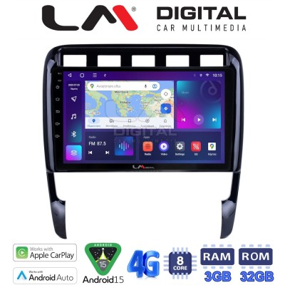 LM Digital - LM ZE8443 GPS Οθόνη OEM Multimedia Αυτοκινήτου για PORSCHE CAYENNE 20022011 (CarPlay/AndroidAuto/BT/GPS/WIFI/GPRS)