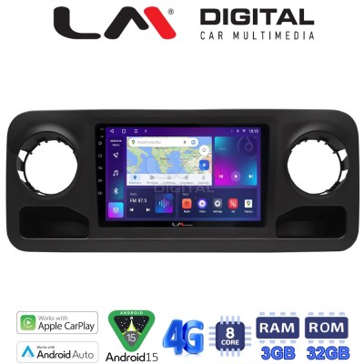 LM Digital - LM ZE8670 GPS Οθόνη OEM Multimedia Αυτοκινήτου για Mercedes Sprinter 2019 (CarPlay/AndroidAuto/BT/GPS/WIFI/GPRS)