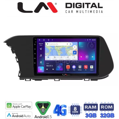 LM Digital - LM ZE8229 GPS Οθόνη OEM Multimedia Αυτοκινήτου για Hyundai i20 2021 (CarPlay/AndroidAuto/BT/GPS/WIFI/GPRS)