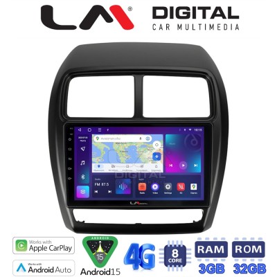 LM Digital - LM ZE8318 GPS Οθόνη OEM Multimedia Αυτοκινήτου για Mitsubishi ASX 2020 2023 (CarPlay/AndroidAuto/BT/GPS/WIFI/GPRS)