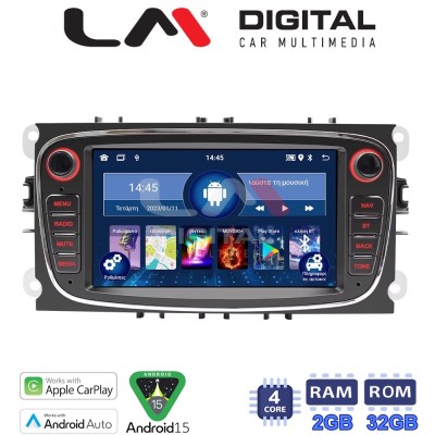 LM Digital - LM V4003B GPS Οθόνη OEM Multimedia Αυτοκινήτου για FORD FOCUS 2011FORD MONDEO 2007 2014FORD GALAXY 2007 2014FORD