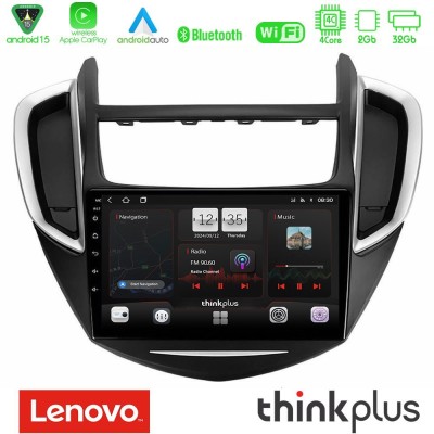 Lenovo Thinkplus Series 4Core Android15 2+32GB Chevrolet Trax 2013-2020 Navigation Multimedia Tablet 9" Με Carplay & Android Aut