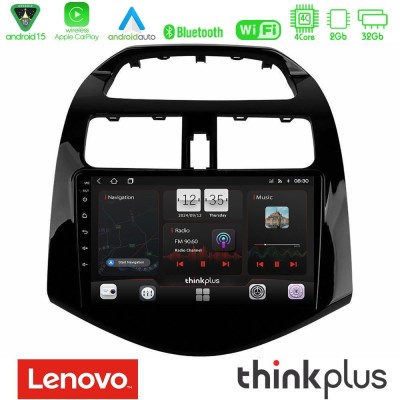 Lenovo Thinkplus Series 4Core Android15 2+32GB Chevrolet Spark 2009-2015 Navigation Multimedia Tablet 9" Με Carplay & Android Au