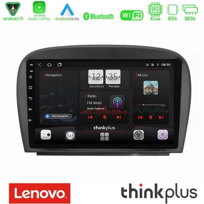 Lenovo Thinkplus Series 4Core Android15 2+32GB Mercedes SL Class 2005-2011 Navigation Multimedia Tablet 9" Με Carplay & Android 