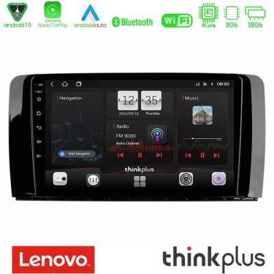 Lenovo Thinkplus Series 4Core Android15 2+32GB Mercedes R Class Navigation Multimedia Tablet 9" Με Carplay & Android Auto