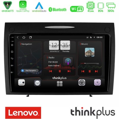 Lenovo Thinkplus Series 4Core Android15 2+32GB Mercedes SLK Class Navigation Multimedia Tablet 9" Με Carplay & Android Auto
