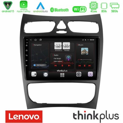 Lenovo Thinkplus Series 4Core Android15 2+32GB Mercedes CLK Class W209 2000-2004 Navigation Multimedia Tablet 9" Με Carplay & An