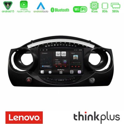 Lenovo Thinkplus Series 4Core Android15 2+32GB Mini Cooper R50 Navigation Multimedia Tablet 9" Με Carplay & Android Auto