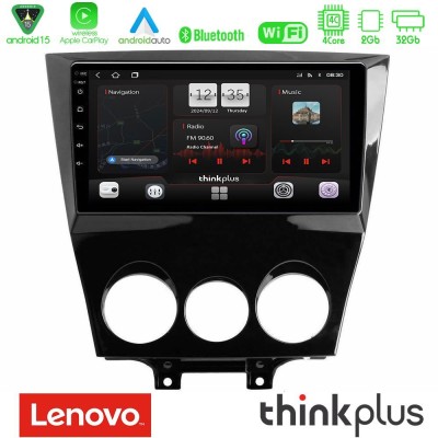 Lenovo Thinkplus Series 4Core Android15 2+32GB Mazda RX8 2008-2012 Navigation Multimedia Tablet 9" Με Carplay & Android Auto